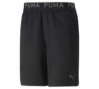 PUMA Pantaloncini Train Fit Pwrfleece 7", Tessuto Uomo, Black, S