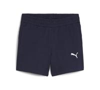 PUMA teamGOAL Casuals Shorts Wmn, Pantaloncini Lavorati a Maglia Women's, Navy Bianco, L