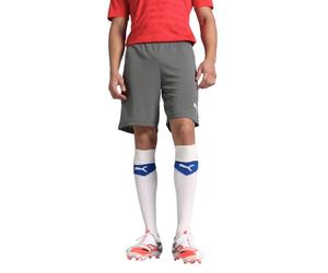 PUMA Pantalone Corto Teamrise Short Blu Adulto