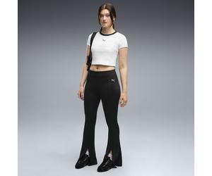 PUMA Pantaloni aderenti a zampa con pintuck Essentials da donna, Accessori, Nero, L L