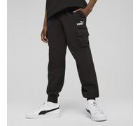 Puma Pantaloni cargo con logo Essentials No. 1 per ragazzi Black