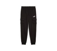 Puma Pantaloni cargo con logo Essentials No. 1 per ragazzi Black