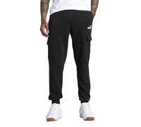 PUMA Pantaloni Cargo Essentials con Logo N. 1 da Uomo M, Black
