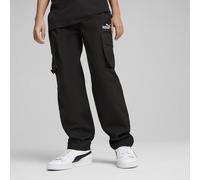 PUMA Pantaloni cargo in tessuto con logo ESS N. 1 per ragazzi, Abbigliamento, Nero, 7-8Y 7-8Y