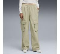 PUMA Pantaloni cargo WARDROBE ESS vestibilità comoda da donna, Abbigliamento, Verde, XXL XXL