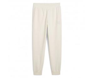 Puma Pantaloni Con Polsino Logo Piccolo Bianco Uomo M