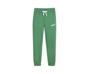 Puma Pantaloni Con Polsino Logo Verde Donna L