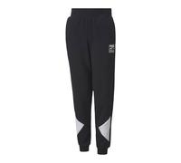 Puma Pantaloni con Polsino Nero Bambino 116 cm