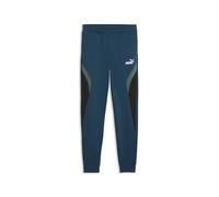 PUMA Pantaloni della tuta a blocchi di colore Essentials per ragazzi, Abbigliamento, Blu, 11-12Y 11-12Y