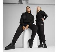 PUMA Pantaloni della tuta con logo piccolo Essentials No. 1 da donna, Abbigliamento, Nero, XXS XXS