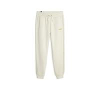 PUMA Pantaloni della Tuta Ess+ Minimal Gold da Donna L Alpine Snow White