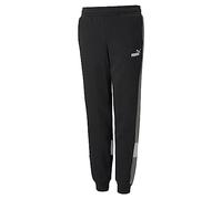 PUMA Pantaloni della Tuta Essentials+ a Blocchi di Colore da Ragazzi 164 Black