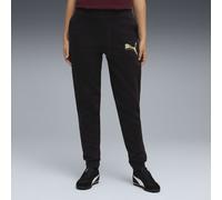 PUMA Pantaloni della tuta Essentials Metallizzato da donna, Abbigliamento, Nero, XL XL