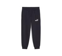 PUMA Pantaloni della tuta in pile con logo ESS N. 1 per bambini, Age, New Navy, 6-7Y 6-7Y