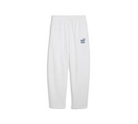 PUMA Pantaloni della Tuta Mid 90s dal Taglio Morbido per Ragazzi 128, White Glow Heather