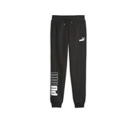 PUMA Power Colorblock Pantaloni della Tuta FL G, Lavorati a Maglia Bambina, Black, 152