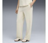 PUMA Pantaloni dritti a coste Essentials Elevated da donna, Abbigliamento, Bianco, S S