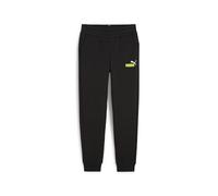 PUMA Pantaloni Ess+ 2 col Logo FL Cl B, Lavorati a Maglia Bambino, Lucentezza Nero-Calce, 116