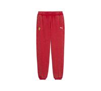 PUMA Pantaloni felpati Scuderia Ferrari Sportswear per ragazzi, Age, Rosso Corsa, 9-10Y 9-10Y