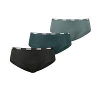 Puma Pantaloni Hipster da Donna (Confezione da 3), Green Combo, XL