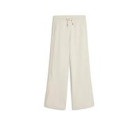 Pantaloni lunghi Puma HER Comfort High-Waist Wide Leg bianchi donna - M