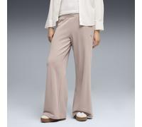 PUMA Pantaloni larghi Essentials da donna, Abbigliamento, Beige, XL XL