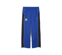PUMA Pantaloni Olympique de Marseille FtblEssentials Cellerator da uomo, Sport, Vivid Blu/Giallo Alert, XL XL