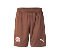 PUMA Pantaloni sportivi 'FC St. Pauli 25/26' marrone scuro / rosso sangue / bianco Uomo PUMA XXLxregular