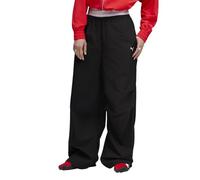 PUMA Pantaloni Stile Parachute in Tessuto Wardrobe Essentials da Donna XL, Black