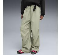 PUMA Pantaloni stile parachute in tessuto Wardrobe Essentials da donna, Abbigliamento, Verde, XXL XXL