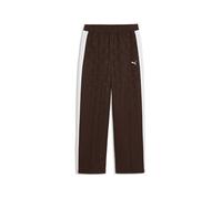 PUMA Pantaloni 'T7' cioccolato / marrone scuro / bianco Donna PUMA 36xregular