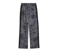 PUMA - T7 - Pantaloni dritti scuri con stampa leopardata-Nero XL