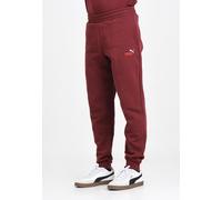PUMA Pantaloni Uomo Rosso Pantaloni sportivi Pantalone sportivo Essentials con l