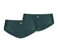 Puma Panties Hipster da Donna (Confezione da 2), Green Terrain, M