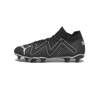 PUMA Partita Futura Fg/AG, Scarpe da Calcio Uomo, Black Silver, 42.5 EU
