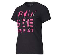 PUMA Performance Slogan Short Sleeve Tee, Maglietta Donna, Grigio, XS
