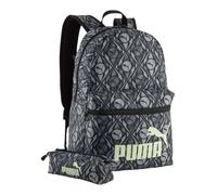 PUMA Phase Backpack Puma Black - Apple Spritz - Football AOP