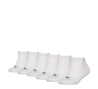 Puma Calzini Plain Sneaker Unisex Bambini e ragazzi Bianco 39-42
