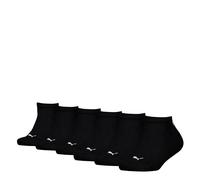 PUMA Plain Sneaker, Calzini Unisex - Bambini e ragazzi, Nero, 23-26