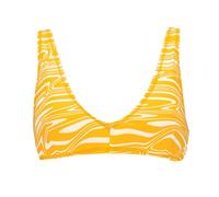 PUMA Plunge Bikini Top, Sun Orange, XS Donna