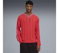 PUMA Polo a maniche lunghe T7 da uomo, Abbigliamento, Rosso, L L