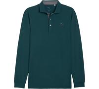 Puma Polo Cloudspun, maniche lunghe, verde scuro