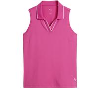 Puma Polo Cloudspun, senza maniche, rosa