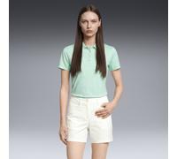 PUMA Polo CLOUDSPUN Wavey da donna, Abbigliamento, Verde, L L