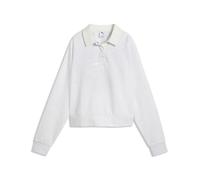 Puma Class Relaxed Long Sleeve Polo Bianco M Donna