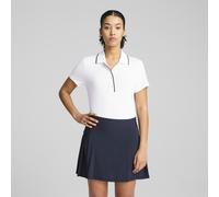 PUMA Polo da golf a maniche corte CLOUDSPUN Bridges da donna, Abbigliamento, Bianco, M M
