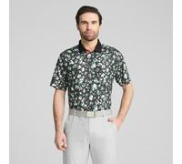 PUMA Polo da golf CLOUDSPUN Astratto Camo da uomo, Abbigliamento, Nero/Aquatic, 3XL 3XL