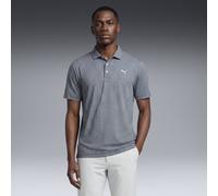 PUMA Polo da golf CLOUDSPUN Mono Check da uomo, Abbigliamento, Bianco, M M