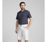 PUMA Polo da golf MATTR Burgh da uomo, Abbigliamento, Deep Navy/Bianco Glow, XXL XXL