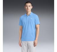 PUMA Polo da golf MATTR Deco in jacquard da uomo, Abbigliamento, Blu, L L